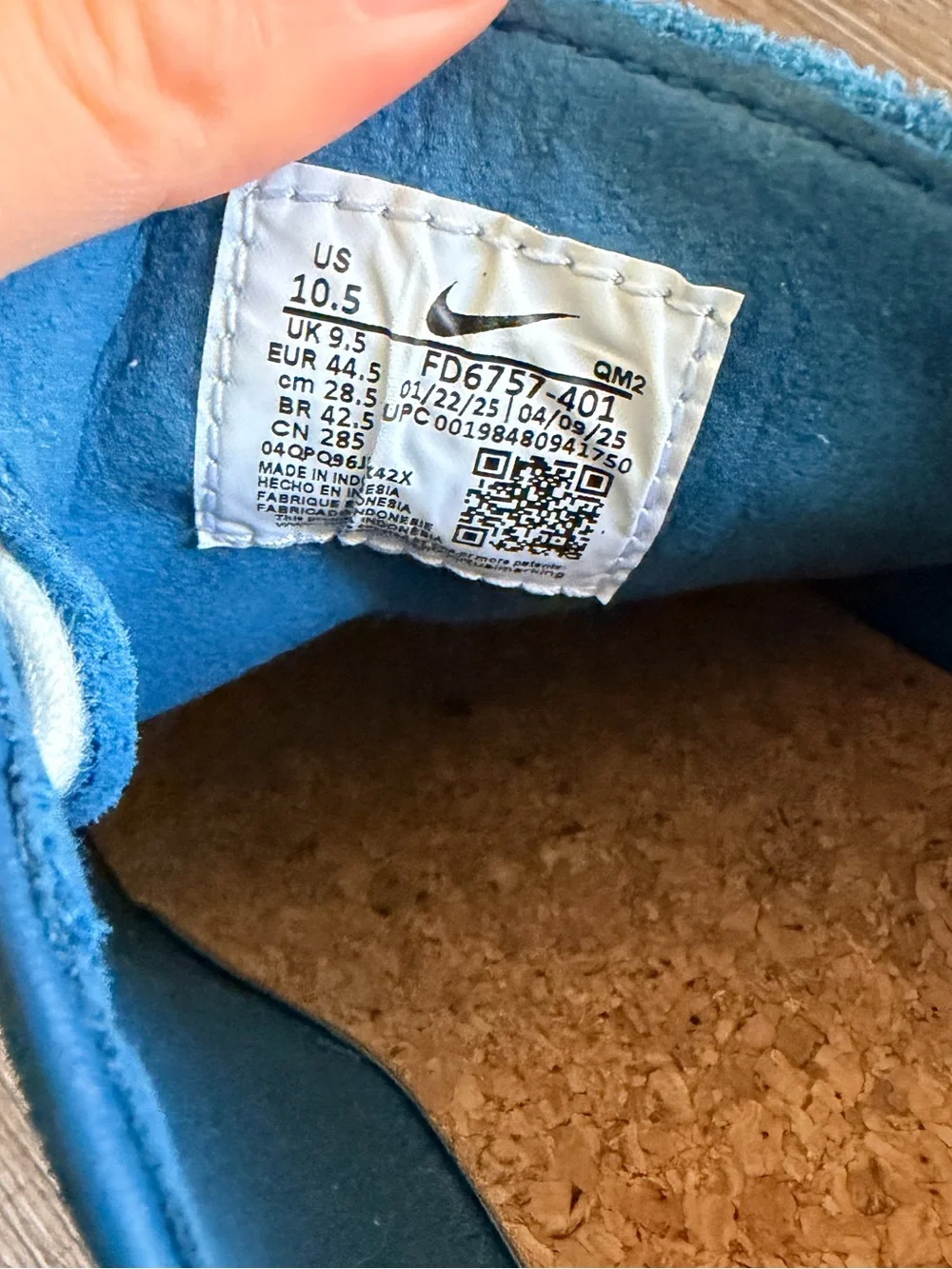 Nike SB Zoom Janoski OG+ in Teal Blue Force/Campfire Orange - 10.5 (M)